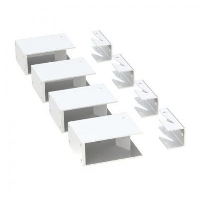 100mm Stand Off Brackets for Wall to Floor Mounts 8961/8997/8990